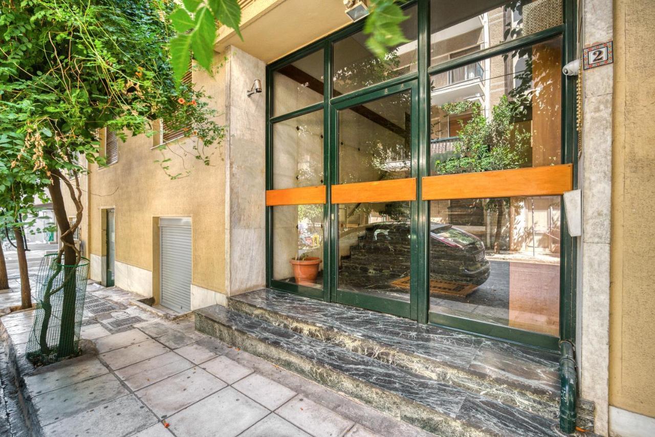 Elegant Light Two Bedroom Apartment In City Center Athene Buitenkant foto